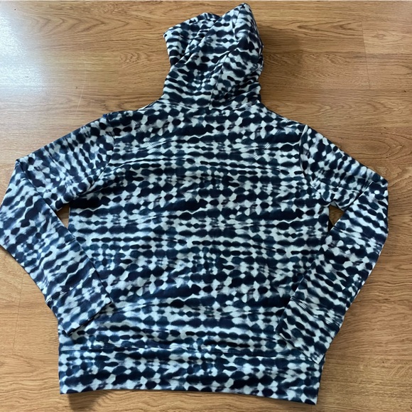 NWOT Johnny Was Blue Tie Dye Zip Up Hoodie Size Medium - Picture 5 of 9